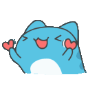 Emoji bluehearts