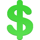 Emoji dollar