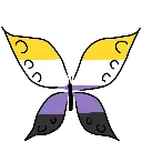 Emoji enby_papillon