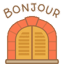 Emoji Bonjour