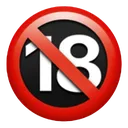 Emoji interdit_aux_mineur