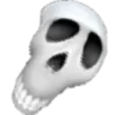 Emoji skull_deflated