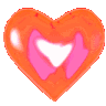 Emoji Orangeheartspin