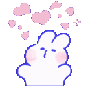 Emoji BunnyKissLove