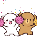 Emoji bear_cheerlead_dance