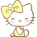 Emoji yellow_kittyface
