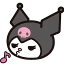 Emoji BAW_Kuromi_sifle_music_musique