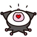 Emoji BAW_Kuromi_Amour_Love