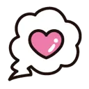 Emoji BAW_Bulle_Love_Amour_Coeur_Heart