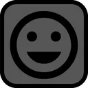 Emoji BAW_Noir_Badge_Sourire_Smile
