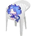 Emoji sitting