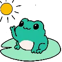 Emoji grenouille_soleil