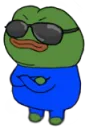 Emoji pepesunglasses
