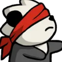 Emoji MJ_Panda_Aveugle