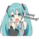 Emoji goodmornighatsunemiku22