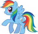 Emoji rainbowdash