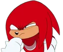 Emoji KnucklesTheEchidnaThink