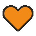 Emoji 03_SweetSins_orangeheartgif