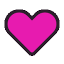 Emoji 08_SweetSins_hotpinkheartgif