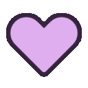Emoji 08_SweetSins_lightpurpleheartgif