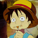 Emoji Luffy_eating