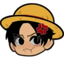 Emoji luffy_pout