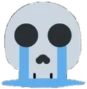 Emoji skull_cry