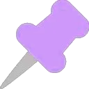 Emoji 9531purplepin
