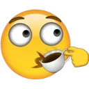 Emoji 5869watchingsipping
