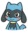Emoji riolu_blush