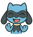 Emoji riolu_happy