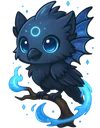 Emoji f_corbeau