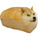 Emoji dog_bread