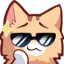 Emoji Neko_Sunglasses