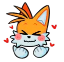 Emoji tails_love