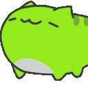 Emoji wtama_catbugneongreen