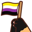 Emoji z_nobinary_flag