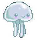 Emoji bluejellyfish