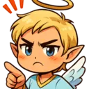 Emoji perso_point_ange