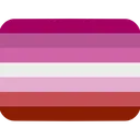 Emoji lesbianprideflag