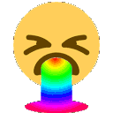 Emoji rainbowpuke