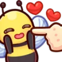 Emoji bee_poke