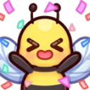 Emoji bee_party