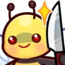 Emoji bee_knife