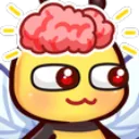 Emoji bee_brain