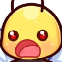 Emoji bee_gasp