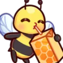 Emoji bee_sip