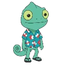 Emoji bambi_chameleon