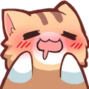 Emoji nekocat_drool