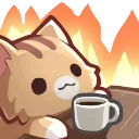 Emoji nekocat_coffee